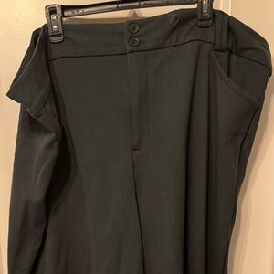 Torrid High Rise Wide Leg Trousers – Dark Teal Green – Size 28 Short